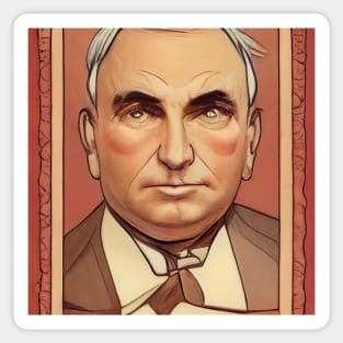 Warren G. Harding | Comics Style Sticker